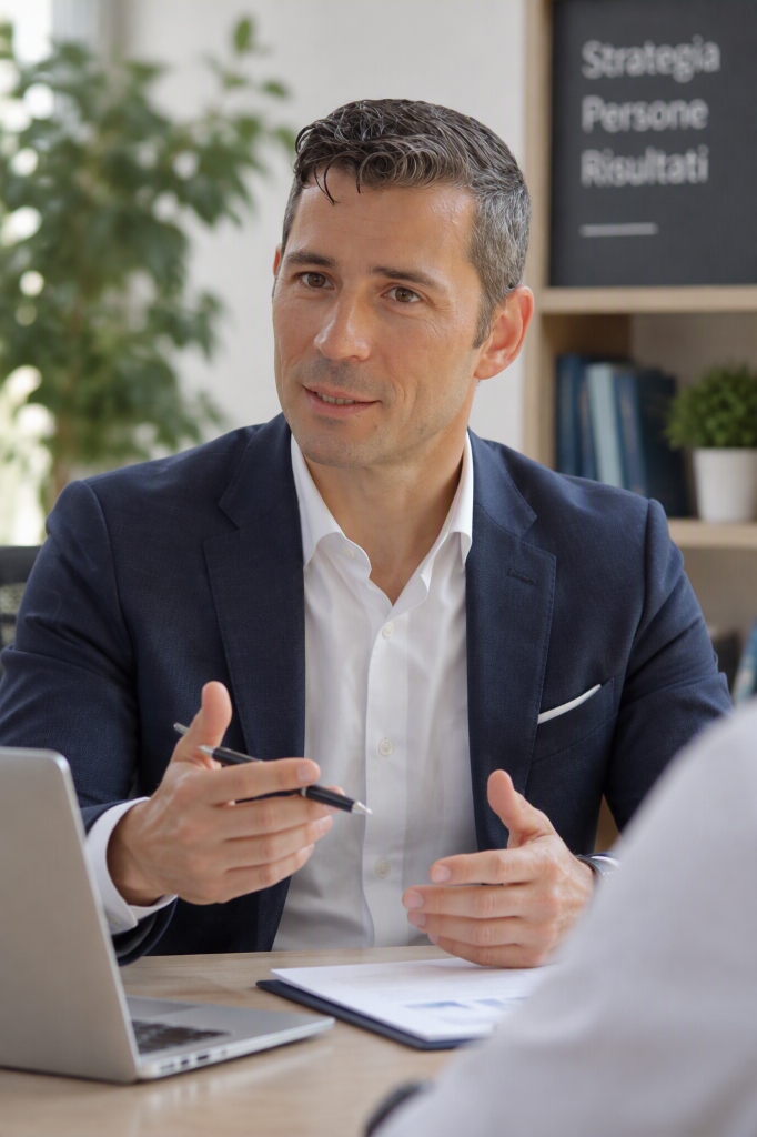 David Castioni nel suo studio – Strategia, Persone, Risultati