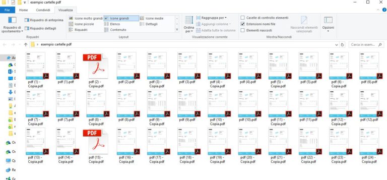 Anteprime miniature PDF in Esplora risorse